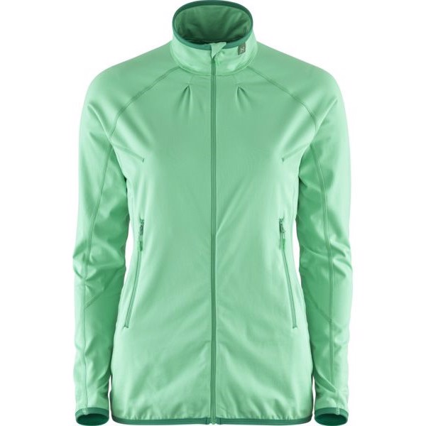 6: Haglöfs Limber Jacket Women-jade-XS - Fleecejakker og softshell