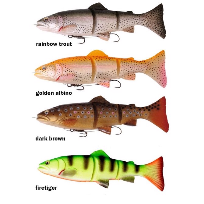 Savage Gear 3D Line Thru Trout, Mod. Sinking, 15cm/40gr-rainbow