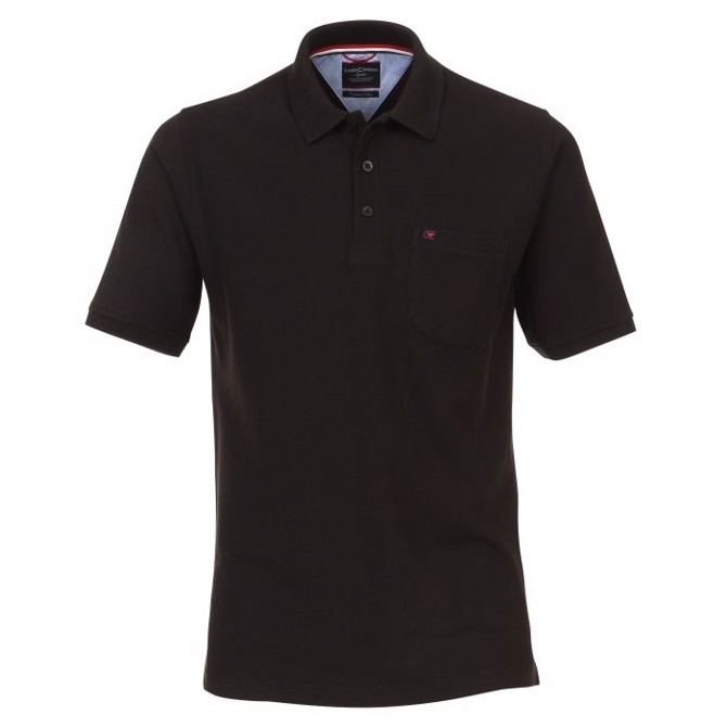 Casa Moda Lisbon polo shirt, black