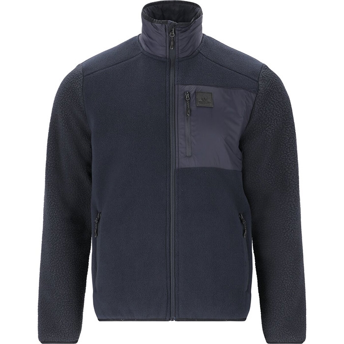 Whistler Makaley Teddyfleece Herre / Mænd-navy blazer-M - Fleecejakker