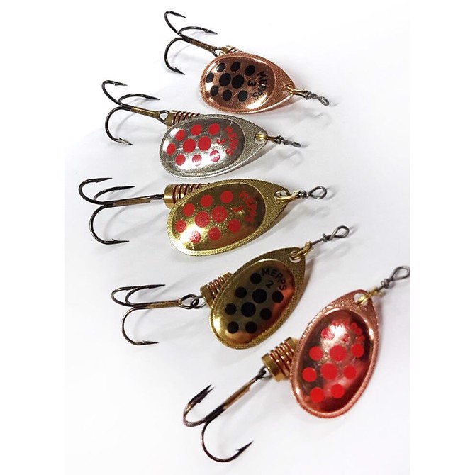 Mepps Decoree spinner-4-guld/sort – Spinner