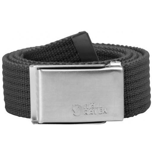 Fjällräven Merano Canvas Belt, 3mm-dark grey