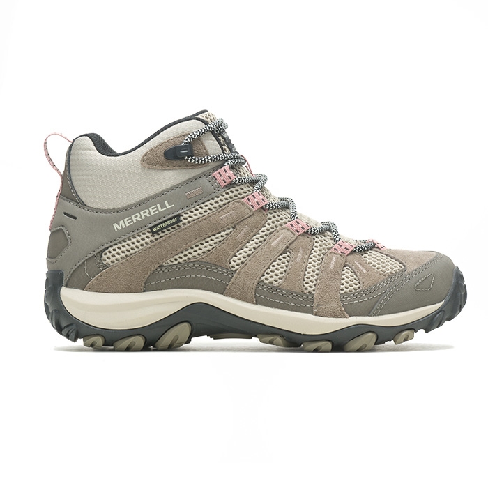 Billede af Merrell Alverstone II Mid WP Wide Women, aluminum-39 - Vandrestøvler