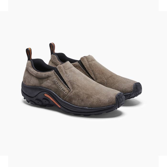 Se Merrell Jungle Moc sko, rustik brun - Vandresko hos Outdoornu.dk