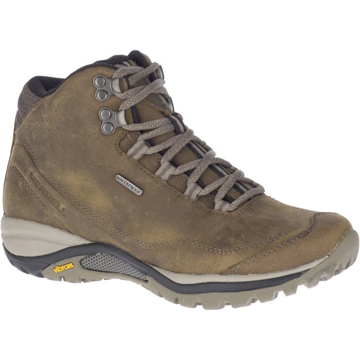 Merrell Siren Traveller 3 Mid WP, brindle/boulder - Vandrestøvler