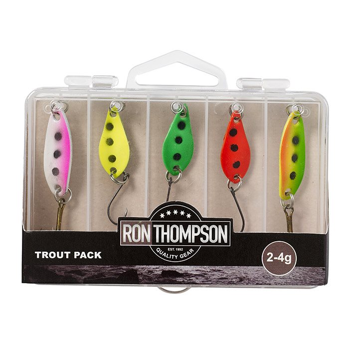 Ron Thompson "trout pack" mini blink sortiment, 2-4gr 