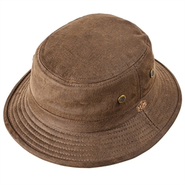 MJM Bucket Faux Suede UVP50+, dk. brown