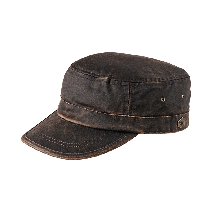 MJM Casual Army Cotton kasket, brown - Baseball cap, kasket