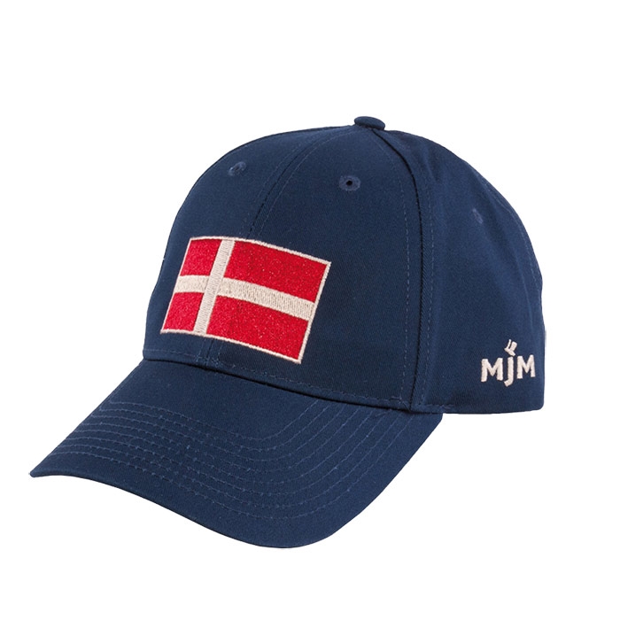 Se MJM Baseball Cap Danmark, navy - Baseball cap, kasket hos Outdoornu.dk