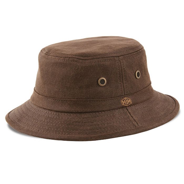 MJM Bucket Faux Suede UVP50+, dk. brown - Hat