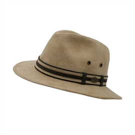 MJM OUtdoor 10241 Cotton Mix hat, beige "plettet"