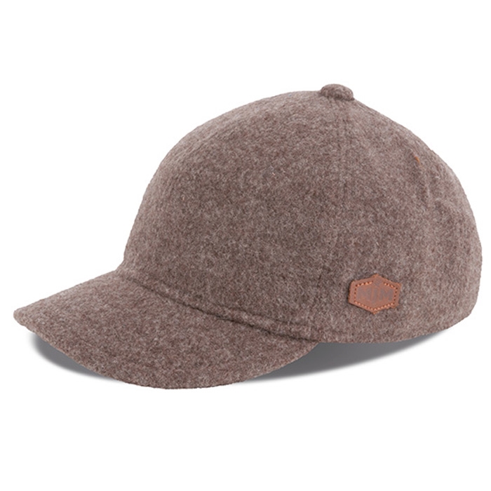 MJM Baseball Eco Merino Wool, brown - Baseball cap, kasket