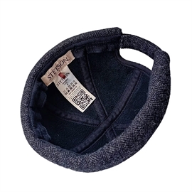 Stetson Docker Herringbone wool, mørkeblå