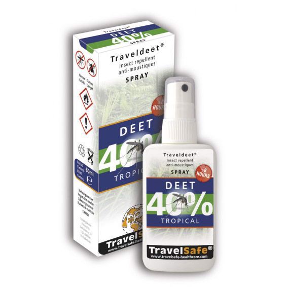 Travelsafe Deet 40% moskitospray, 60ml