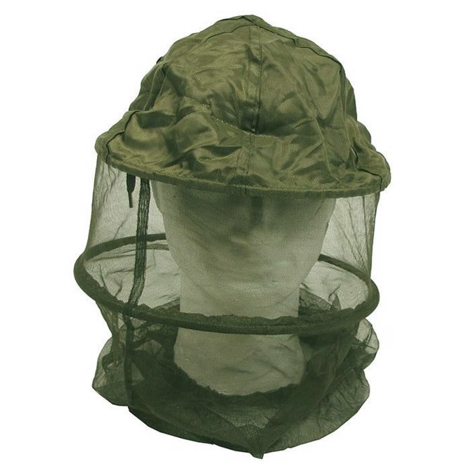 MFH hat med myggenet, grøn - Hat
