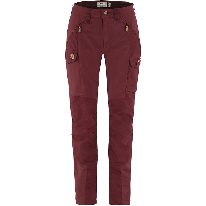 Fjällräven Nikka Trousers Curved W-bordeaux red-40