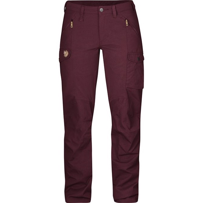 Fjällräven Nikka Regular damebukser-dark garnet