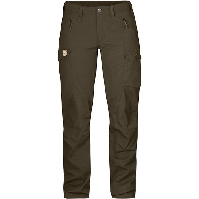 Fjällräven Nikka Regular damebukser-dark olive