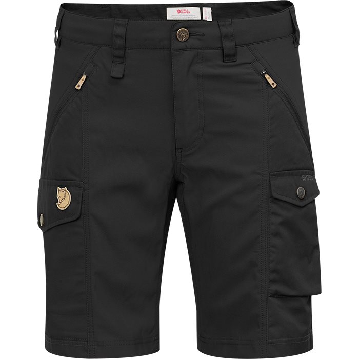Fjällräven Nikka Shorts Curved Woman-black-38