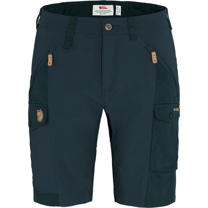 Fjällräven Nikka Shorts Curved Woman-dark navy-44 - Shorts