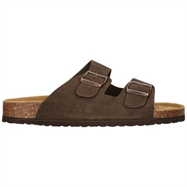 Nou Comino Leather Cork slides Women, caribou