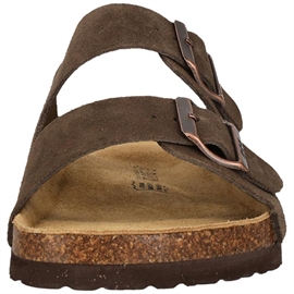 Nou Comino Leather Cork slides Women, caribou