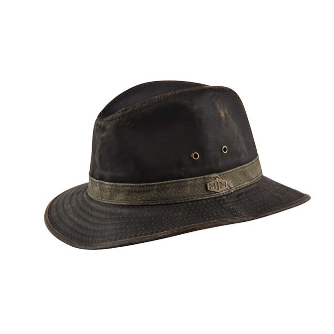 Se MJM Oakwood Antique Cotton, brun - Hat hos Outdoornu.dk