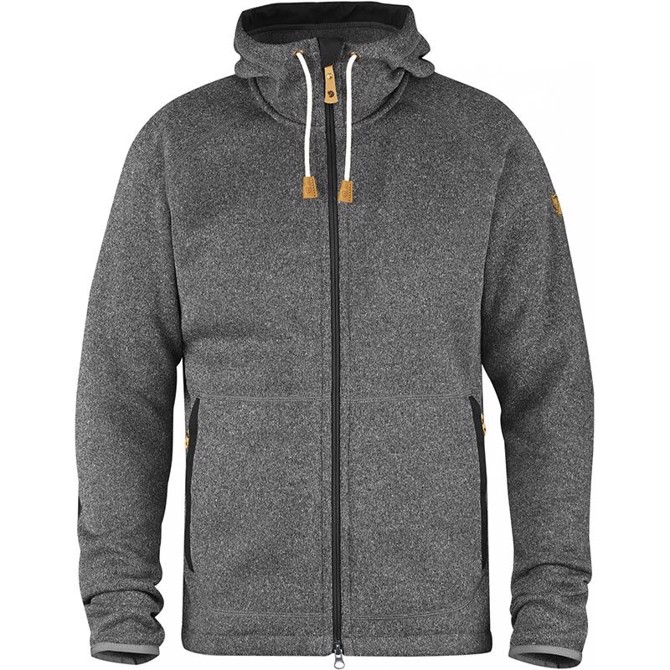 Fjällräven Övik Fleece Hoodie -dark grey-M
