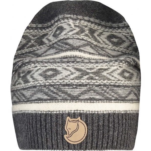 Fjällräven Övik Folk Beanie, d. grey
