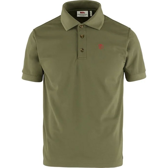 Fjällräven Crowley Pique Shirt-light olive-L - T-Shirt, Polo-shirt
