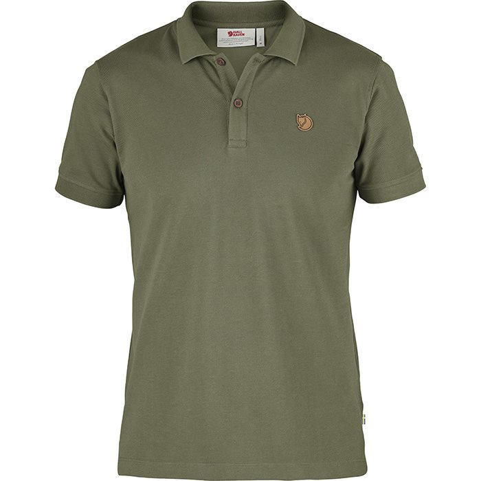 Fjällräven Övik Polo Shirt Men-green-2XL - T-Shirt, Polo-shirt