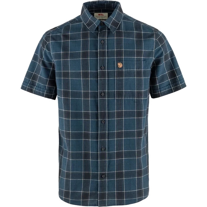 Fjällräven Övik Travel Shirt Men-indigo blue/dark navy-L
