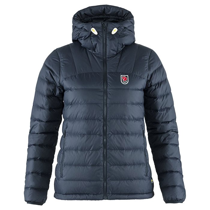 Fjällräven Expedition Pack Down Hoodie Kvinder / Damer-Mørkeblå-XL – Jakker