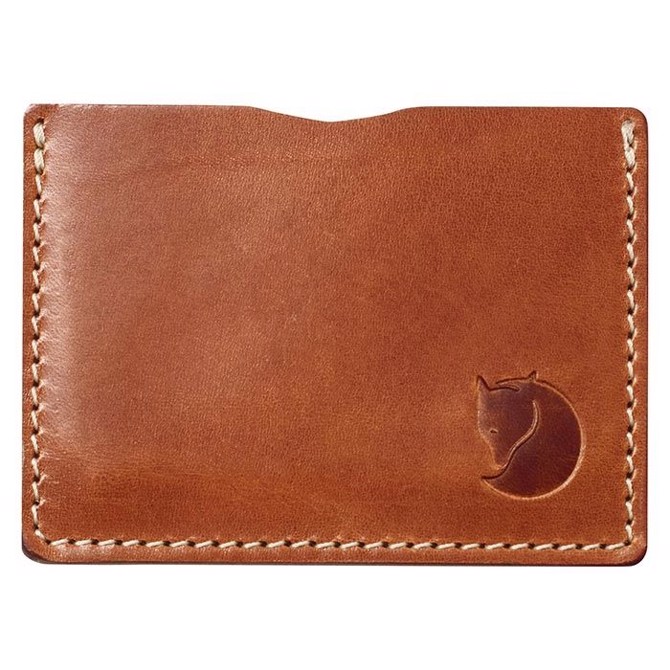 Fjällräven Évik Card Holder/ kortholder-leather Brun – Små tasker, punge, tilbehør