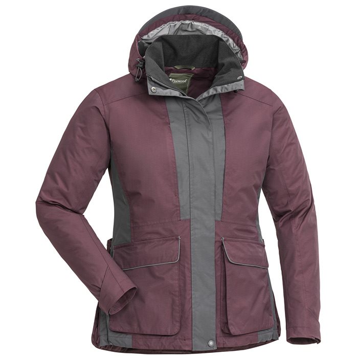 Pinebrun Dogsports Jakke Dame Plum Antracite Jakker