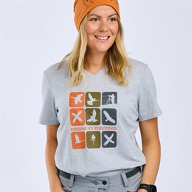 Pinewood Birding T-Shirt Women, l.grey