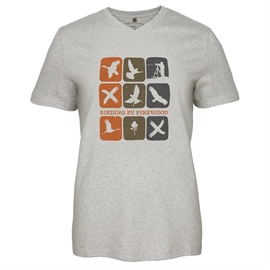 Pinewood Birding T-Shirt Women, l.grey