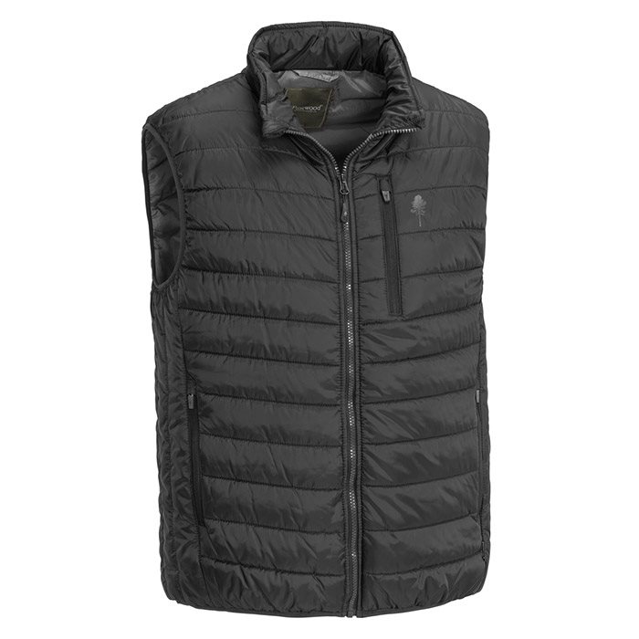 9: Pinewood Brenton Vest Herre, black/d. antracite - Veste