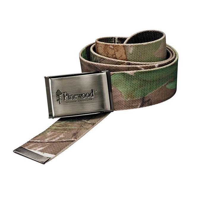 Pinewood Canvas bælte, camouflage