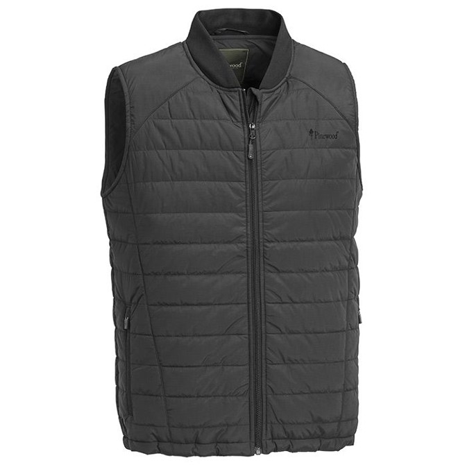 Pinewood Delbert Padded vest, d.anthracite - Veste