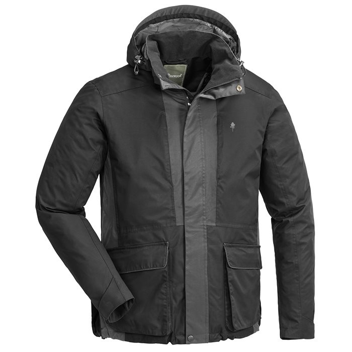 Billede af Pinewood Dogsports 2.0 Jakke Herre, black/d.antracit-XL - Jakker hos Outdoornu.dk