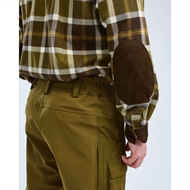 Pinewood Douglas flannelskjorte, olivegreen/cr.white