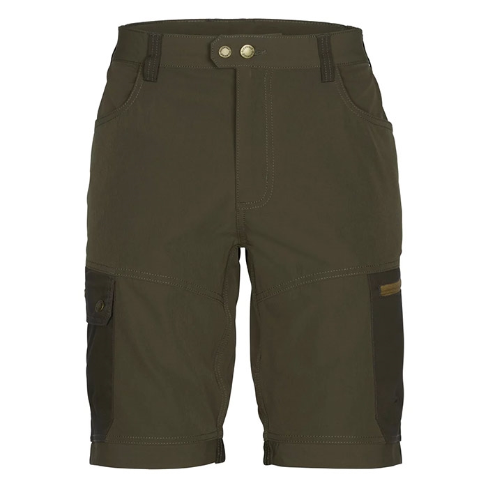 Pinewood Finnveden Trail Hybrid Shorts-earth brown/dark olive-60 - Shorts