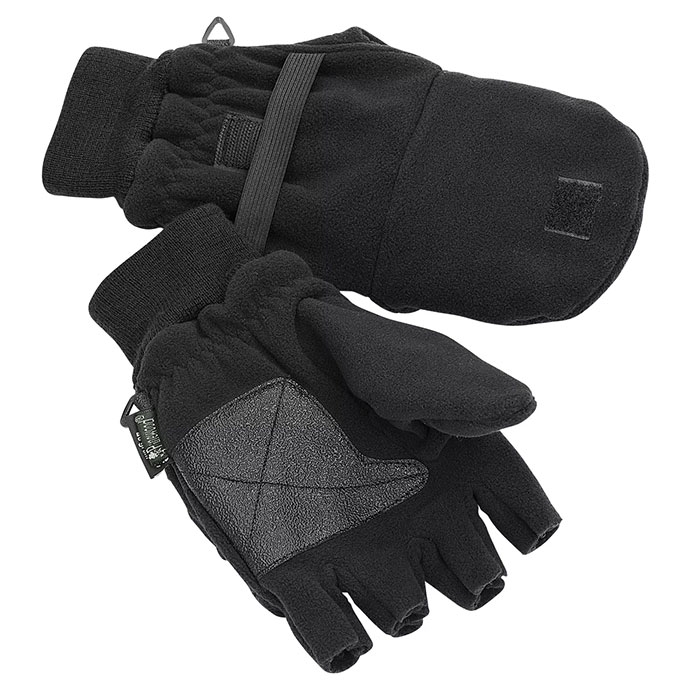 10: Pinewood handsker / vante i fleece-black-M/L - Handsker
