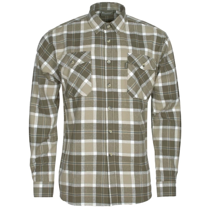 Pinewood Härjedalen skjorte, d.mole brown-XL - Skjorter