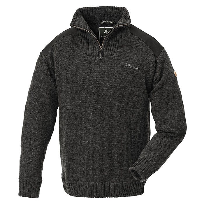 Pinewood Hurricane Men | vind- og vandtæt trøje-dark grey-M