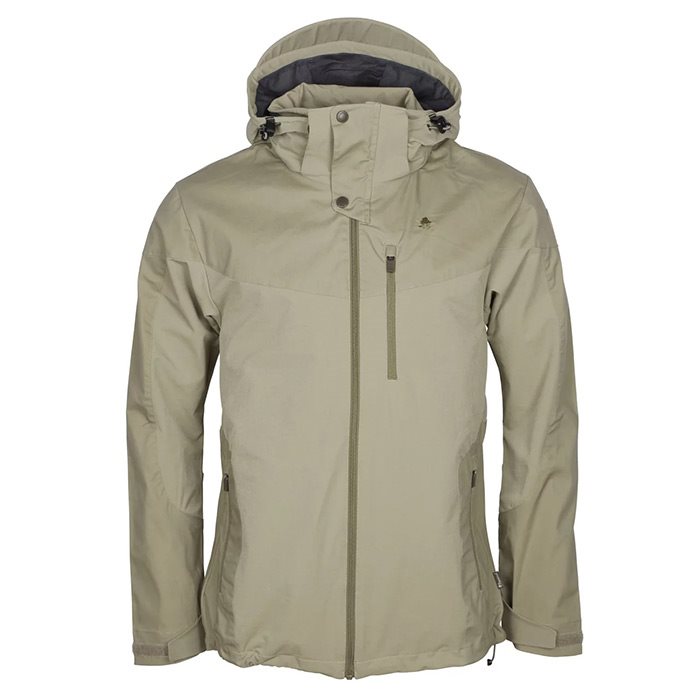 Pinebrun Finnveden Hybrid Jakke Herre Light Khaki Jakker