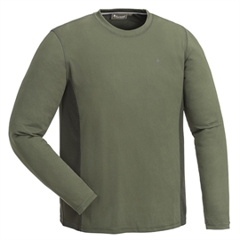 Pinewood Coolmax Insectsafe LS T-Shirt, green/d.green