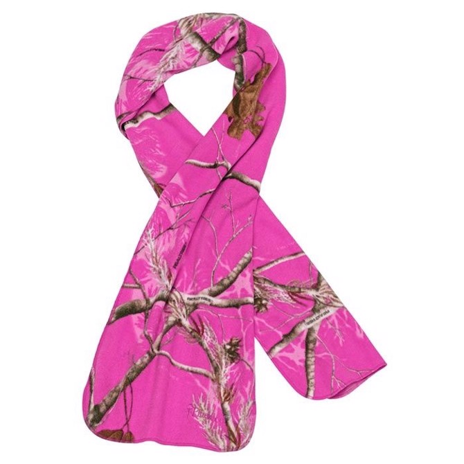 Pinewood microfleece halstørklæde, pink - Skimaske, halstørklæde