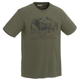 Pinewood T-Shirt Moose, green